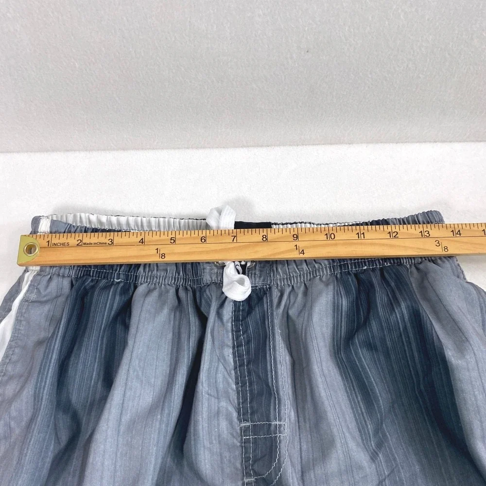 B.‎ Split Board Shorts Mens XXL Banana Split Ombre Blue Cargo Swim Trunks Surfer